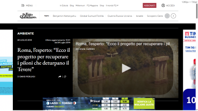 Roma, l'esperto - Ecco il progetto per recuperare i piloni che detupano il Tevere