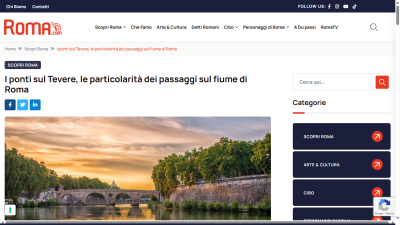 I ponti sul Tevere, le particolarità dei passaggi sul fiume di Roma
