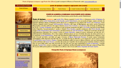 Ponte di Agrippa oggi ponte Sisto, Roma, scomparso