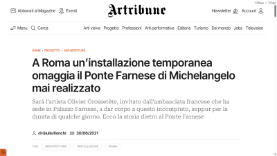 Roma, il Ponte Farnese mai realizzato