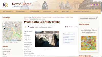 Ponte Rotto, l'ex Ponte Emilio