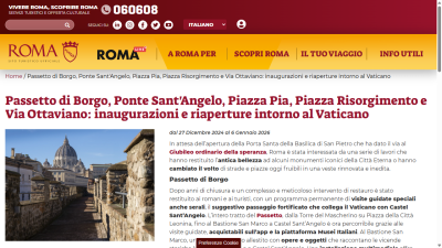 Passetto di Borgo, Ponte Sant'Angelo, Piazza Pia