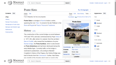 Ponte Sisto